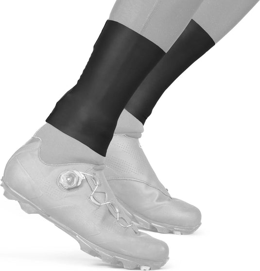 Gripgrab - aquaseal waterproof cycling gaiter waterdichte wielren overschoenen manchetten regen bescherming - unisex - zwart - maat s m