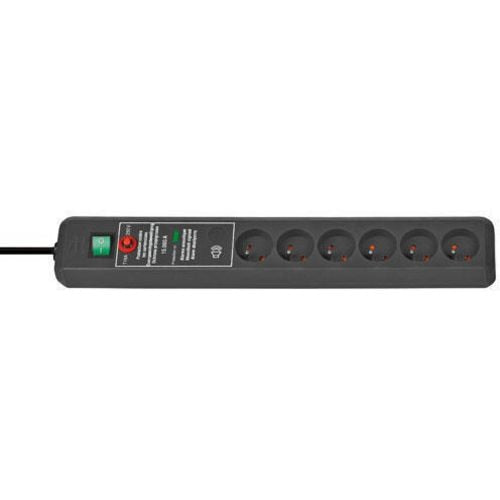 Brennenstuhl stekkerdoos secure-tec bn3041 zwart