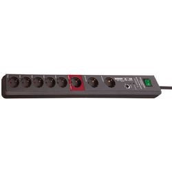 Brennenstuhl secure-tec overspanningsbeveiliging 19.500 a 8-voudig antraciet 3m h05vv-f 3g1,5 main-follow