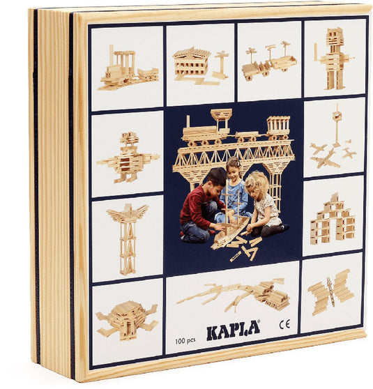 Kapla - kleur - constructiespeelgoed - 100 plankjes