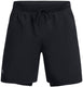 Under armour ua launch 7'' 2-in-1 shorts-blk heren sportbroek - zwart - reflecterend