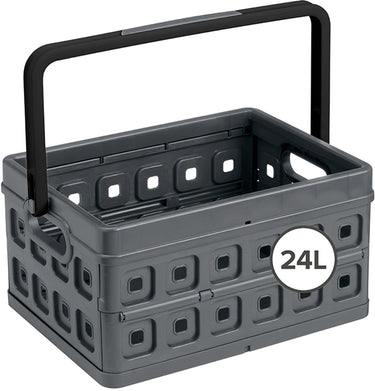 Sunware square boodschappenkrat met handgreep 24 liter 44x31,5x21cm