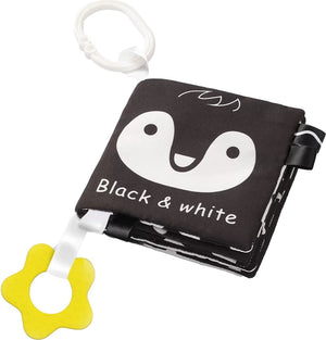 Babyono baby ono black white zacht buggyboekje 542
