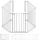 Noma 5 panelen veiligheidshek - kamer verdeler - tot 315 cm - wit - kachelhek - veiligheidshek voor open haard