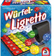 Schmidt ® - dobbelsteen ligretto® - würfel ligretto® - actiespel met dobbelstenen - snel reactiespel - vanaf 8 jaar - 2-4 spelers