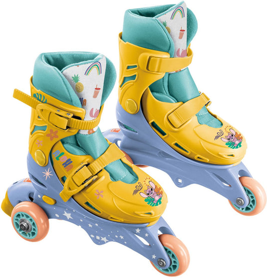 Mondo rolschaatsen 3 wielen stitch - maat 29-32cm