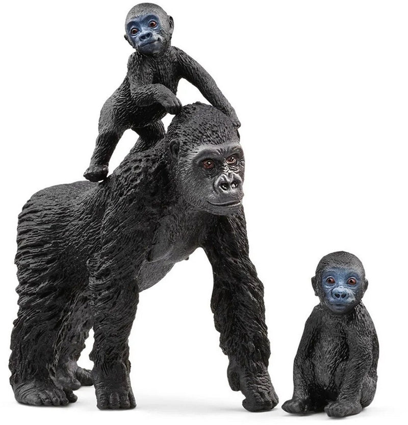 Load image into Gallery viewer, Schleich wildlife gorilla familie 42601
