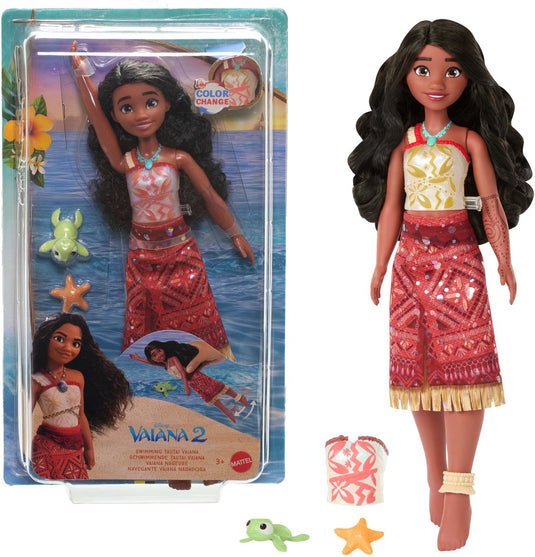 Mattel disney vaiana 2 zwemmende tautai vaiana - modepop