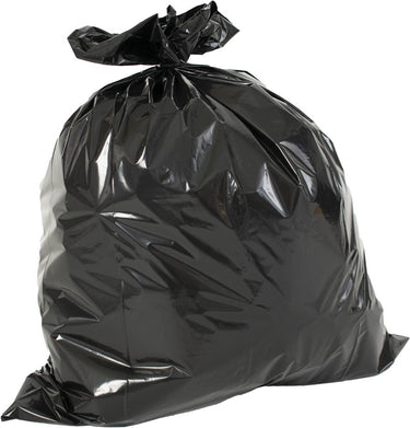 V-part vuilniszak ft 60 x 80 x 0.02 cm, zwart, hdpe, 20 x rol van 20 stuks