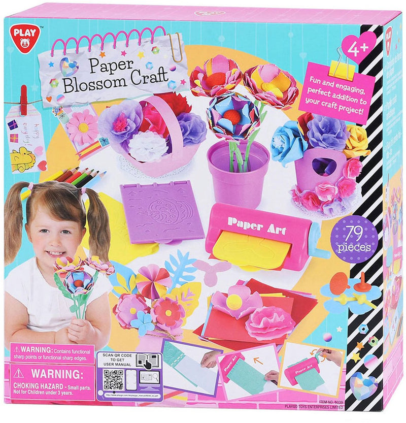 Load image into Gallery viewer, Play go knutselset papieren bloemen maken - 79dlg.
