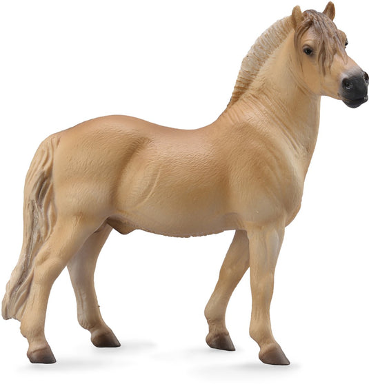 Collecta figurine - fjord hengst - (xl) - paarden - handgeschilderd - miniatuur