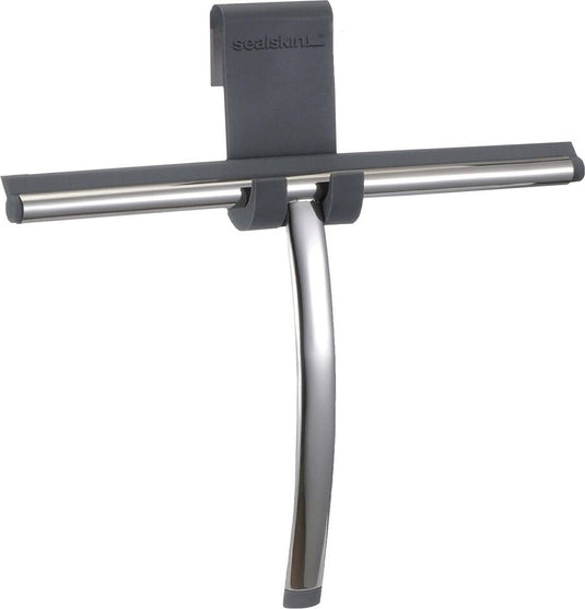 Sealskin deluxe - raamwisser - douchewisser - inclusief flexibele glashaak - rvs gepolijst