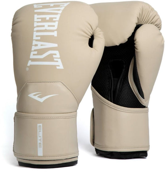 Everlast elite 2 boxing gloves, champagne (beschikbaar in verschillende maten)