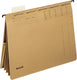 Esselte leitz alpha® a4 hangmap met hechtstrip en insteekvakken - 25 stuks - natuurbruin