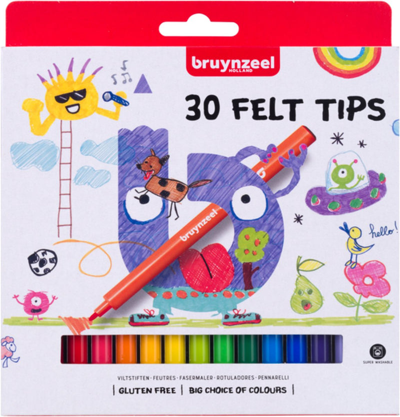 Load image into Gallery viewer, Bruynzeel viltstiften set | 30 kleuren
