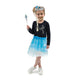 Toi-toys ice princess met tutu, tiara en staf prinses