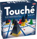 Tactic touché – bordspel – tactisch kaartspel – strategisch pionnen en kaarten spel – plaats pionnen, blokkeer tegenstanders en scoor patronen – familiespel – winnaar mensa select-prijs – bekroond spel – 2 tot 4 spelers – vanaf 8 jaar