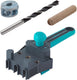 Wolfcraft - deuvelmal set inclusief 150 deuvels - deuvel mal - deuvelaar ø 8mm x 40mm - deuvel boormal - deuvelset - 8621000