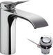 Hansgrohe vivenis ééngreeps wastafelmengkraan 110 met trekwaste chroom