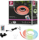 Paulmann simpled outdoor led strip 3 meter rgb - plug play set - 19,5w - 24v - wit - kunststof