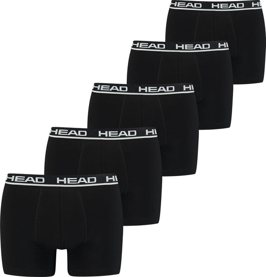 Head boxershorts black 5-pack-xxl