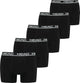 Head 5-pak heren boxershorts - zwart - multipack heren onderbroeken katoen - s
