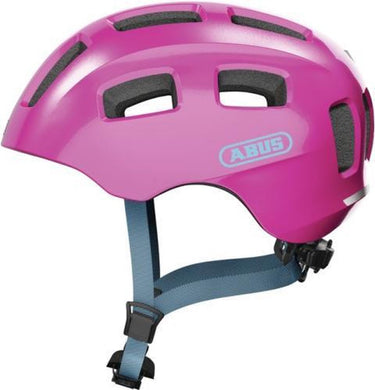 Abus fietshelm youn-i 2.0 sparkling pink s - 48-54 cm - pink - geschikt voor gebruik op elektrische fietsen - stadsfietsen - 240 g