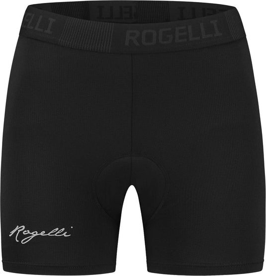 Rogelli fietsonderbroek dames - met zeem - zwart - m