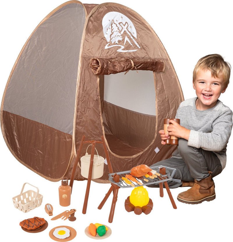Load image into Gallery viewer, Lobbes speelgoed bv kampeerset tent speelset, 34dlg.
