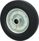 Carpoint reservewiel voor neuswiel (ean 8711293053773) - metalen velg en massief rubberen wiel - wiel 200x50mm - draagvermogen van 150kg