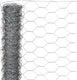 Nature - verzinkt staal gaas - 5 x 1,5m - grijs - 13mm mazen