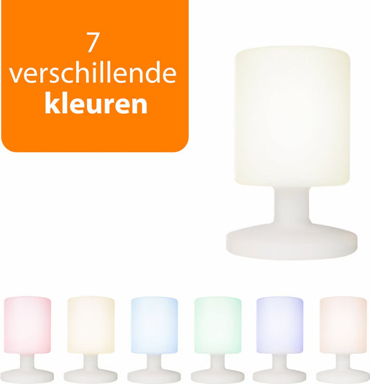 Smartwares ide-60067 - tafellamp draadloze buitenlamp - 3 w - verlicht 8 tot 15 uur - ip44
