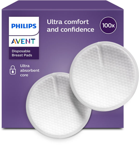 Philips avent zoogcompressen - 100 stuks - dun, ademend en tegen lekken - scf254 13