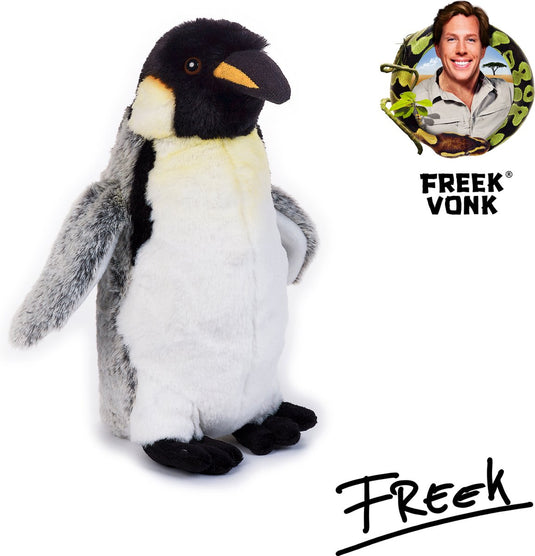 Freek vonk x bresser knuffel peppie de pinguïn - 27 cm - gerecycled materiaal