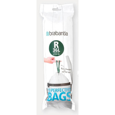 Brabantia perfectfit afvalzak met trekbandsluiting - 36 l - code r - 10 stuks