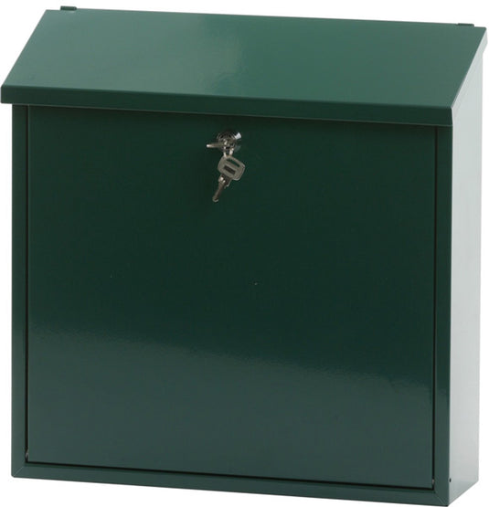V-part - wandbrievenbus malagan - galvanized steel powder coated - groen - brievenbus