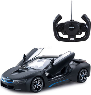 Rastar bmw i8 mat zwart 1:14 r c