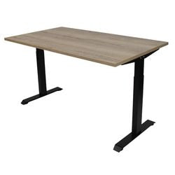 Bureau euroseats natuurlijk eiken, zwart