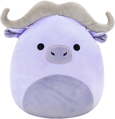 Squishmallows knuffel pluche - paarse waterbuffel, 30cm