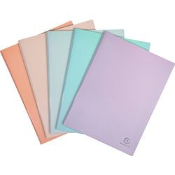 Notitieboek exacompta a4 assorti 15 stuks
