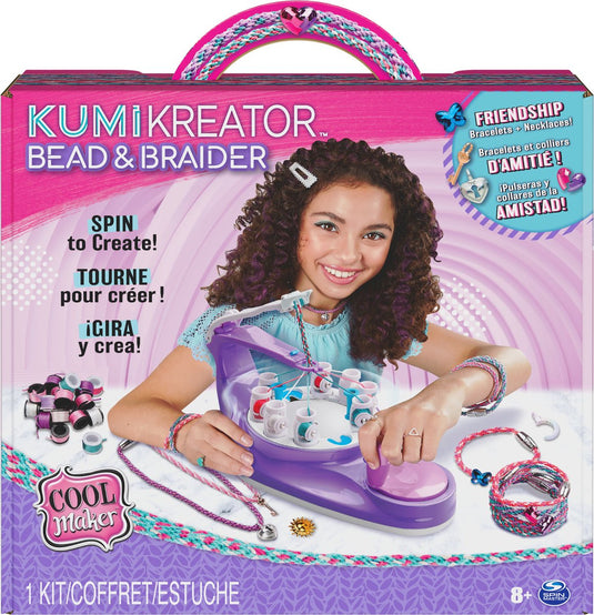 Cool maker - 3 in 1 kumikreator - hobbypakket - voor armbanden en kettingen - knutselen