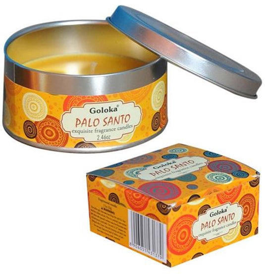 Something different geurkaars goloka palo santo soya wax multicolours