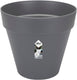 Elho loft urban rond 60 - grote bloempot voor buiten - waterreservoir - 100% gerecycled plastic - ø 58.0 x h 54.0 cm - antraciet