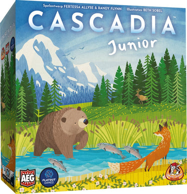 White goblin games - cascadia junior - familiespel - 2 tot 4 spelers - 15 minuten - vanaf 6 jaar