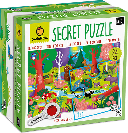 Ludattica puzzel - bos.