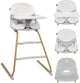 Lionelo dalia 2-in-1 kinderstoel – meegroeistoel 6 mnd tot 60 kg – lichtgewicht 3,5 kg – stabiel frame – 5-puntsgordel – afneembare dienblad (vaatwasserbestendig) – 2 voetsteunen – ergonomische zit – draaggreep – eenvoudig schoon te maken