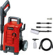 Einhell elektrische hogedrukreiniger tc-hp 130 - 1500 w - max. 130 bar - 390 l u - incl. 5m hogedrukslang, pistool, lans, diverse sproeiers, borstel en schuimsproeier