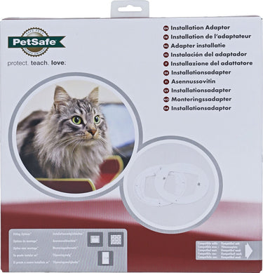 Petsafe ® montage adapter voor microchip kattenluik - wit - wit