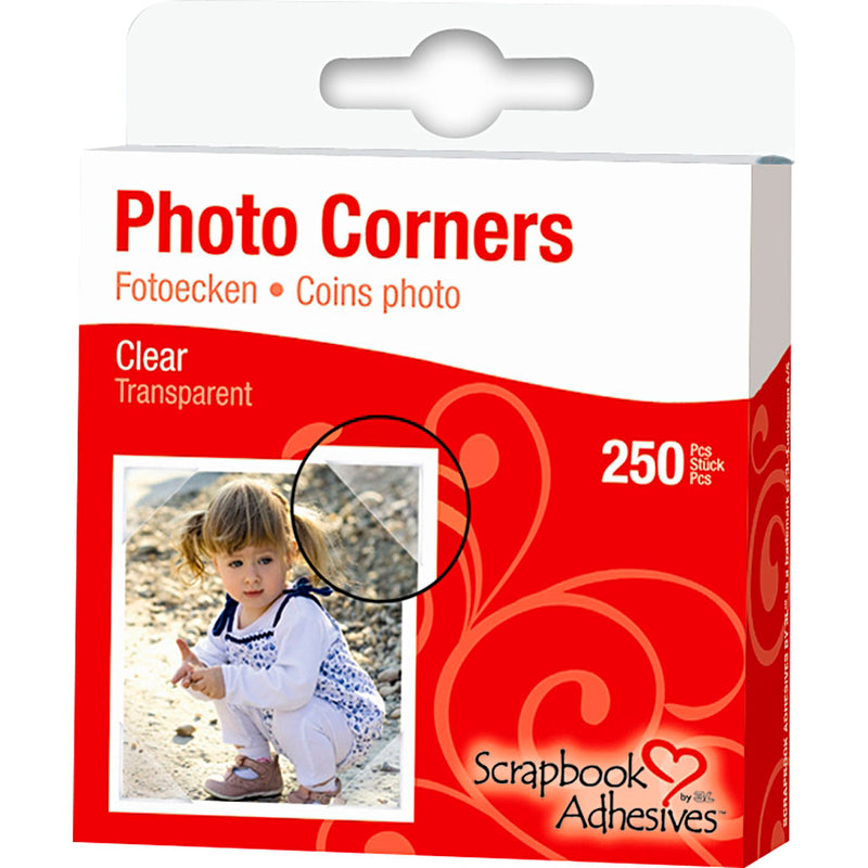 Load image into Gallery viewer, Https: www.cchobby.nl foto-hoeken-b-10-mm-helder-250-stuk-1-doos
