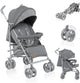 Lionelo irma - buggy - wandelwagen - duurzame en lichte 7kg kinderwagen - geschikt voor kinderen tot 15 kg - geveerde wielen - 360° - van 6 maanden tot 5 jaar - opbergmand - verstelbare handgreep - snel inklapsysteem - compact formaat - muskietennet